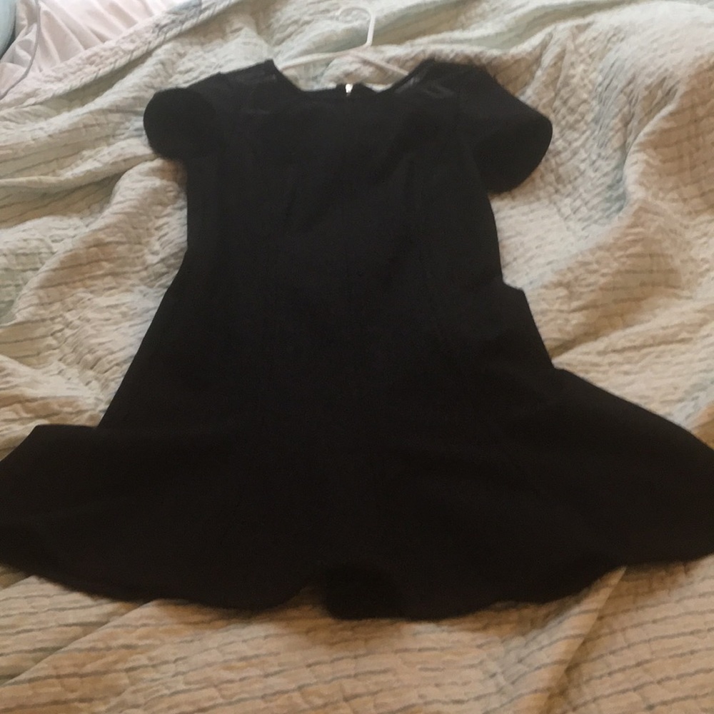 Black dress from Ann Taylor cool material
